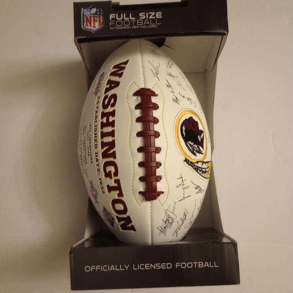 🆕🏈TEAM SIGNED NFL Football 🏈 Washington Redskins - Picture 5 of 8
